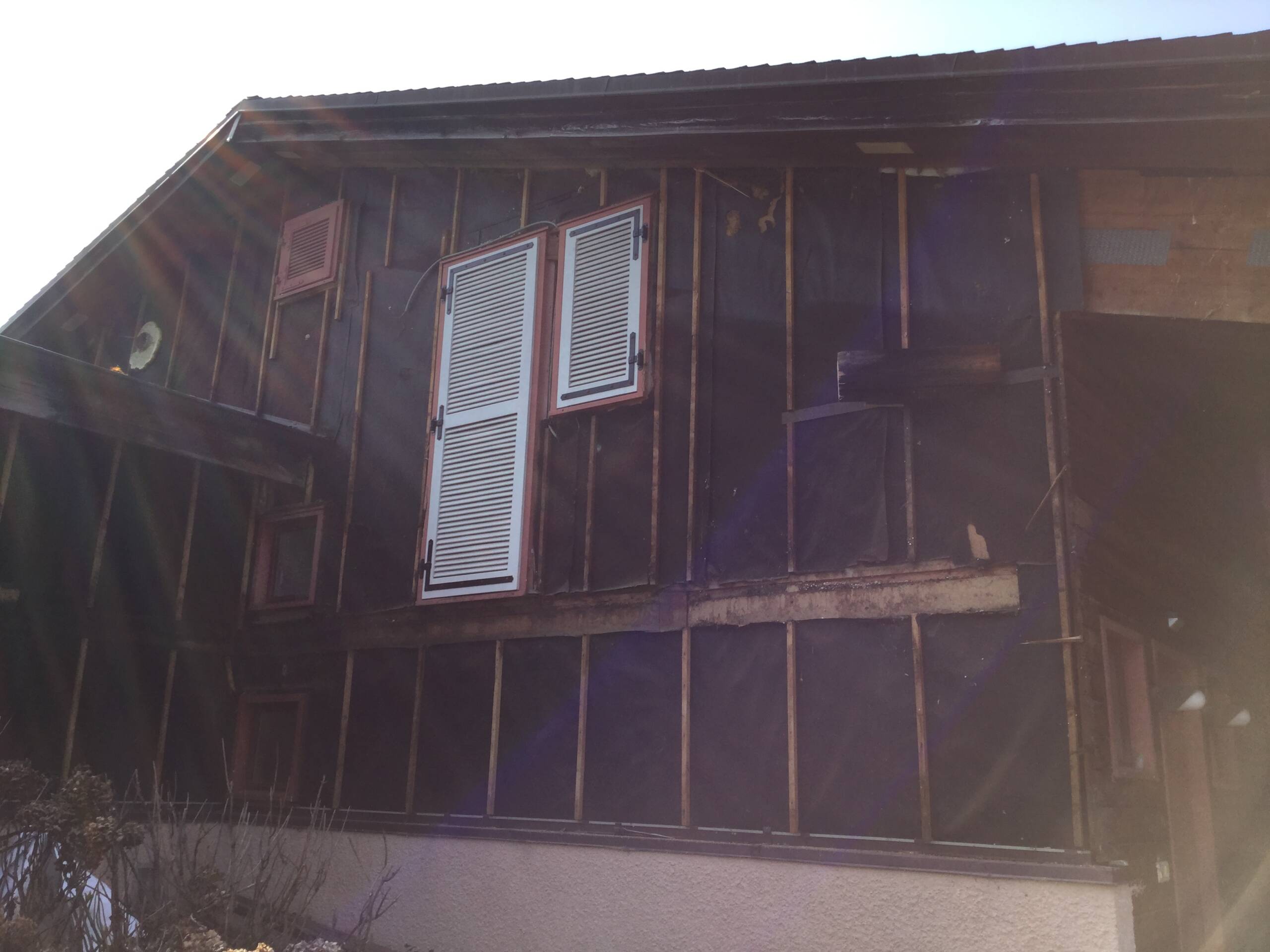 Réfection de la toiture et du bardage d’une maison d’habitation